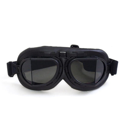 Retro Biker UV400 Goggles w/ Adjustable Elastic Straps - American Legend Rider