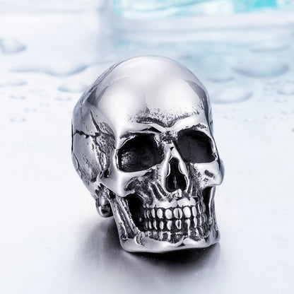Stainless Steel Rock Punk 3 Skulls Pendant Necklace - American Legend Rider