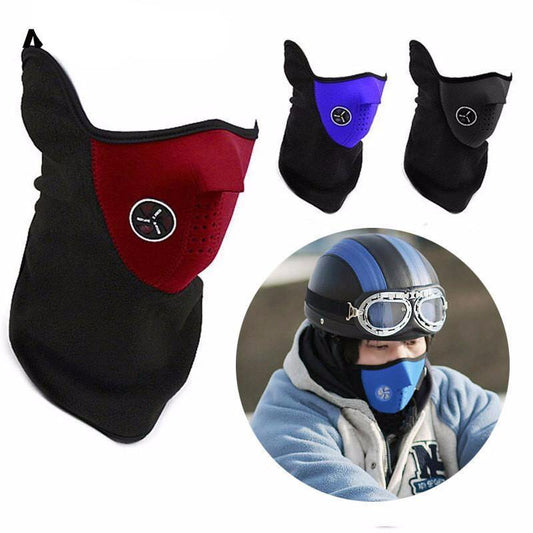 Half Face Dual Color Biker Mask, 9.4 x 9.8 in - American Legend Rider