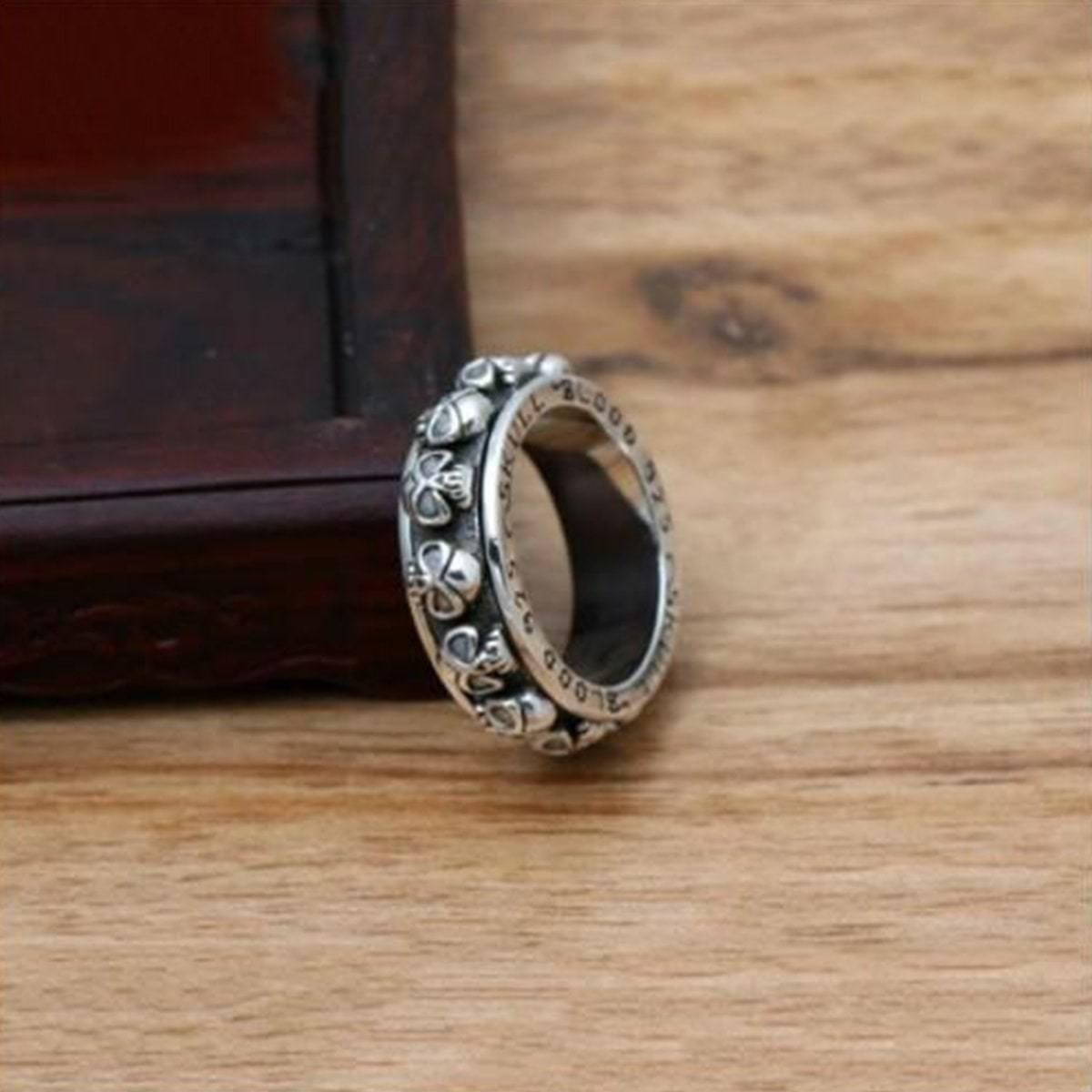 Vintage Punk Skull Ring - American Legend Rider