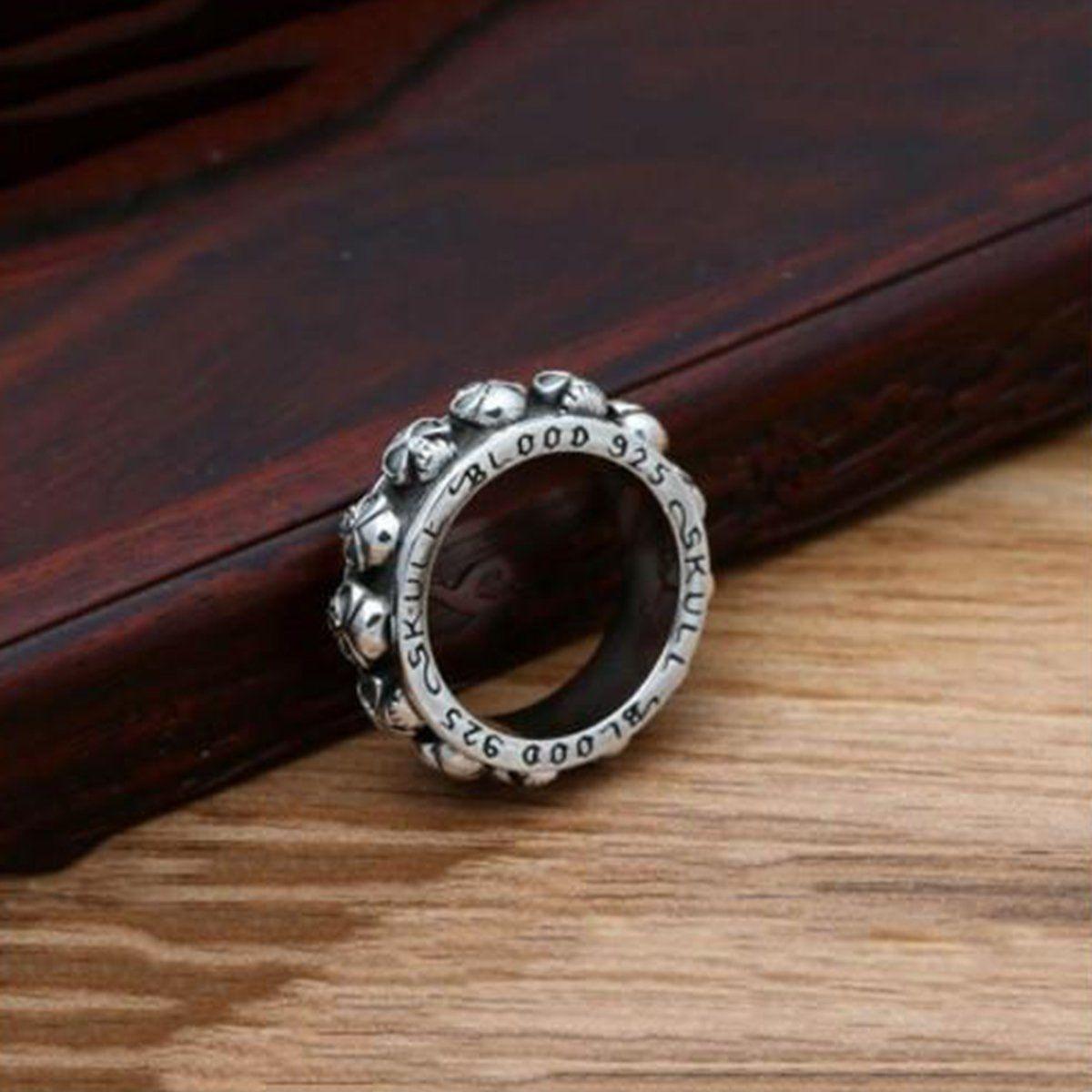 Vintage Punk Skull Ring - American Legend Rider