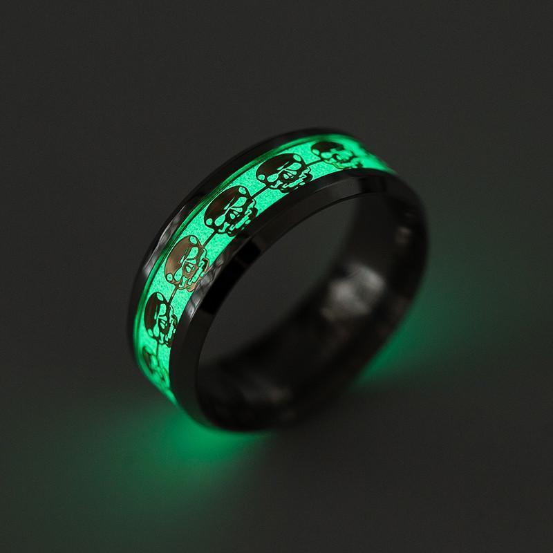 Glow-In-The-Dark Skull Ring - 50% Off – American Legend Rider