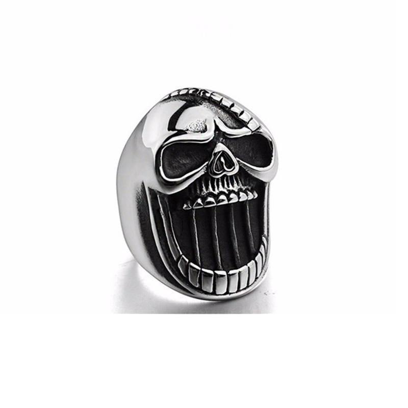 Skull Ring Bottle Opener for Men | Titanium Steel Biker Ring – American ...