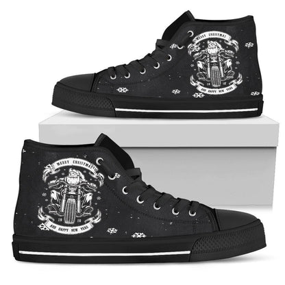 Santa Biker High Top Shoes - American Legend Rider