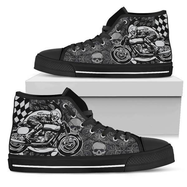 Skull Rider High Top Shoes - American Legend Rider