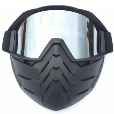 Motorcycle Goggles Mask w/ Detachable Face Shield - American Legend Rider