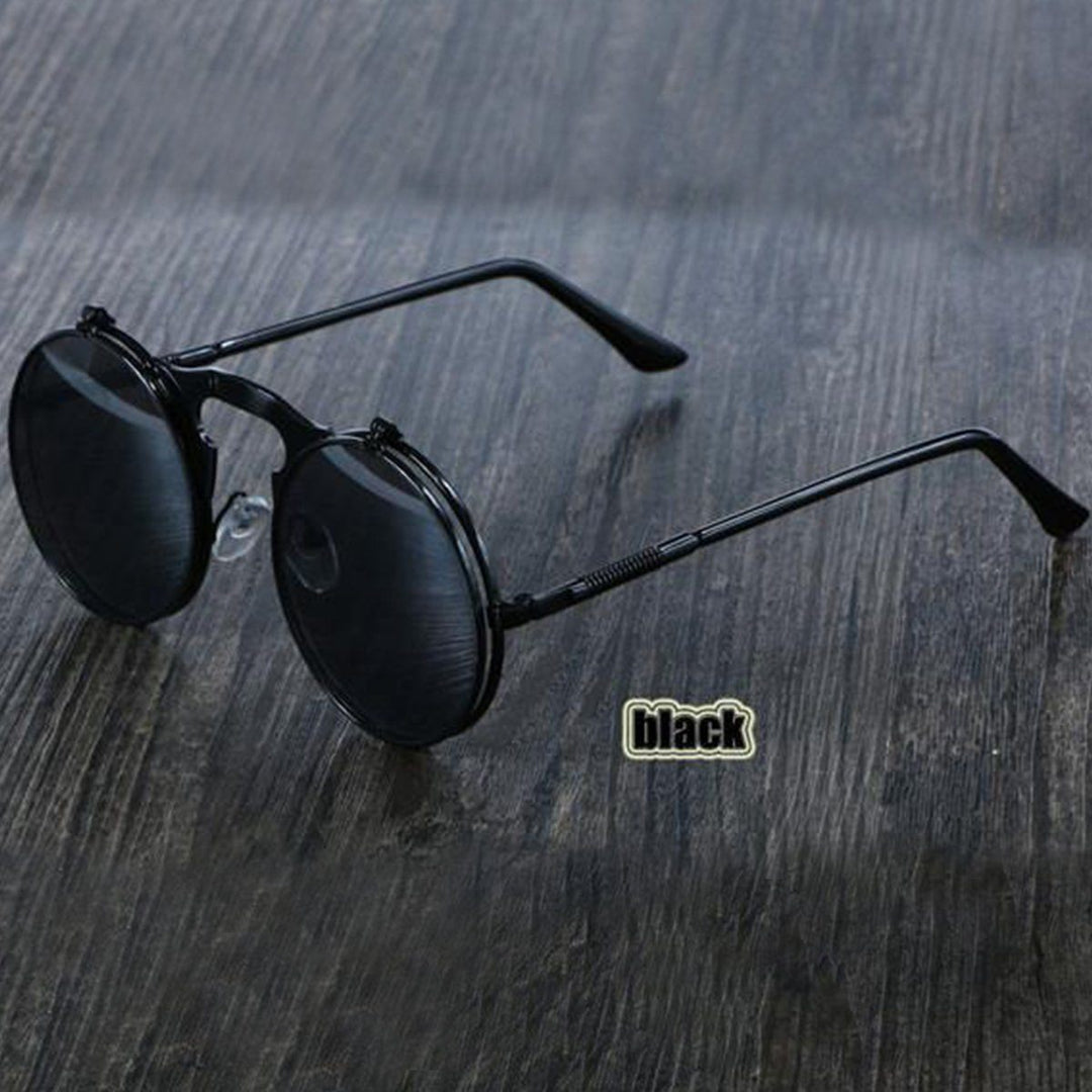 Black flip up sunglasses online