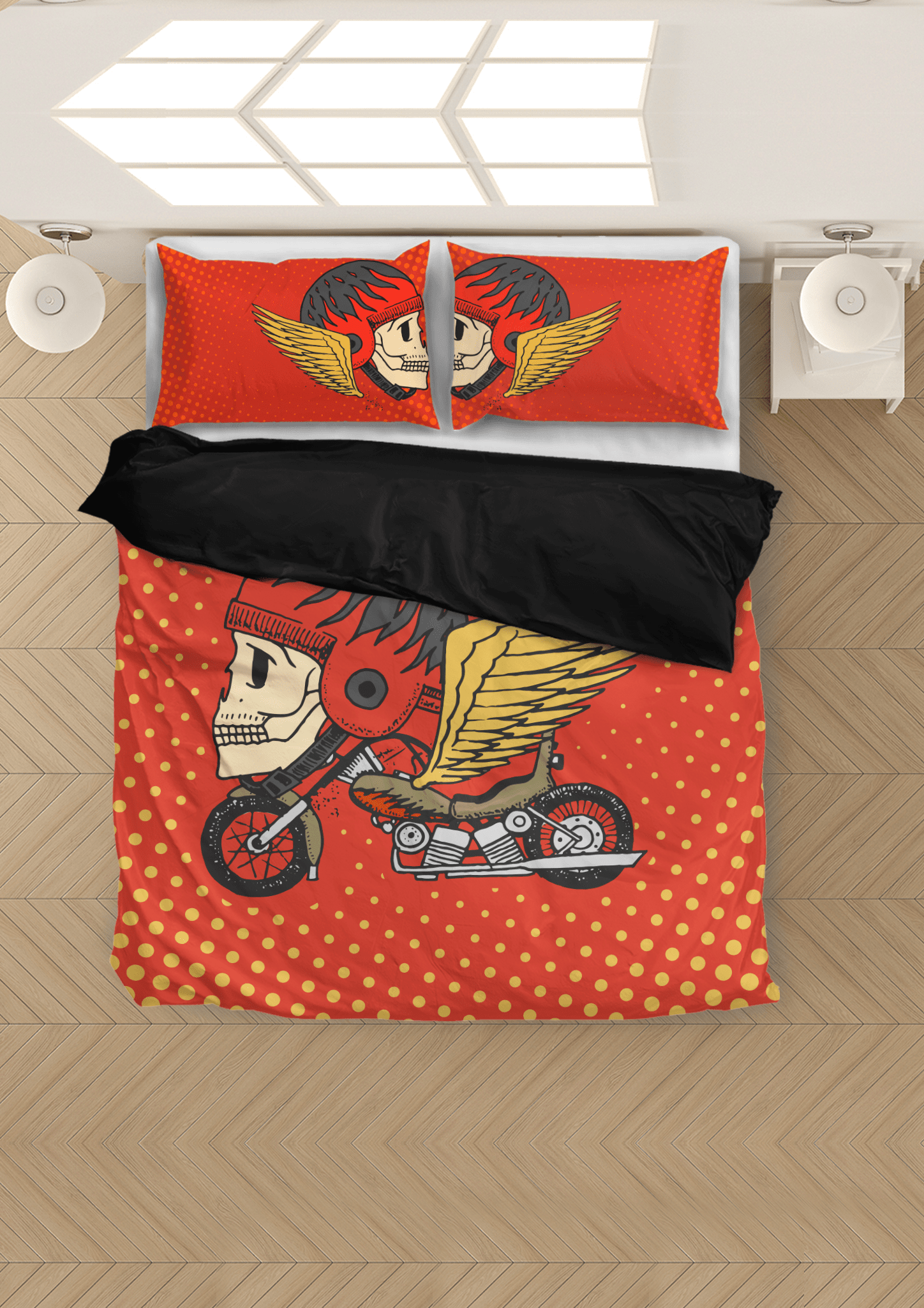 Funky Motorcycle Bedding Sets - American Legend Rider