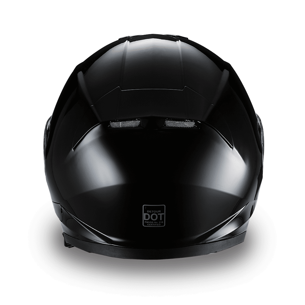 Daytona D.O.T Bluetooth Ready Detour Glossy Helmet - American Legend Rider