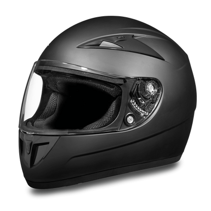 Daytona D.O.T Shadow Dull Black Helmet - American Legend Rider