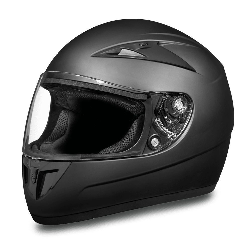 Daytona D.O.T Shadow Dull Black Helmet - American Legend Rider