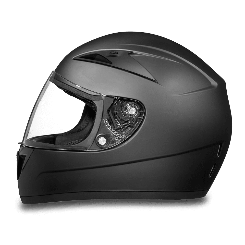 Daytona D.O.T Shadow Dull Black Helmet - American Legend Rider