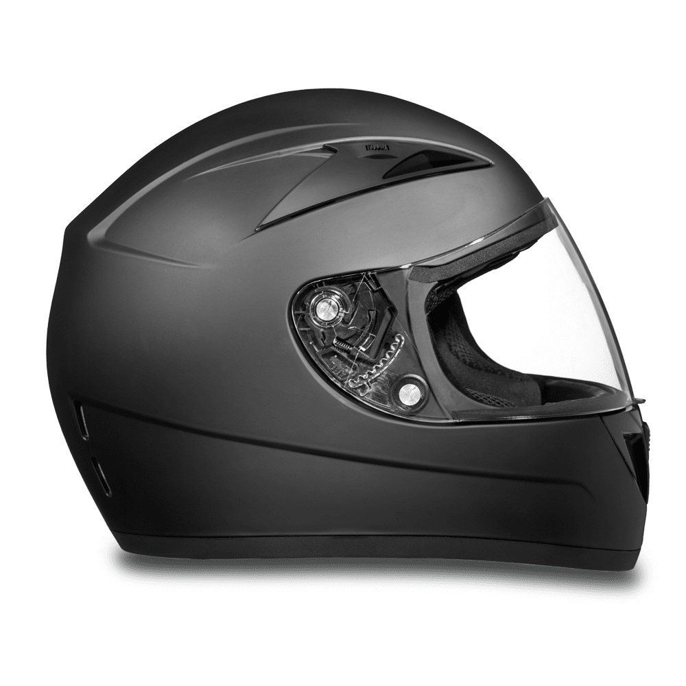 Daytona D.O.T Shadow Dull Black Helmet - American Legend Rider
