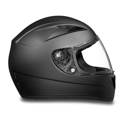 Daytona D.O.T Shadow Dull Black Helmet - American Legend Rider