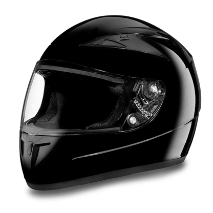 Daytona D.O.T Shadow Glossy Black Helmet - American Legend Rider