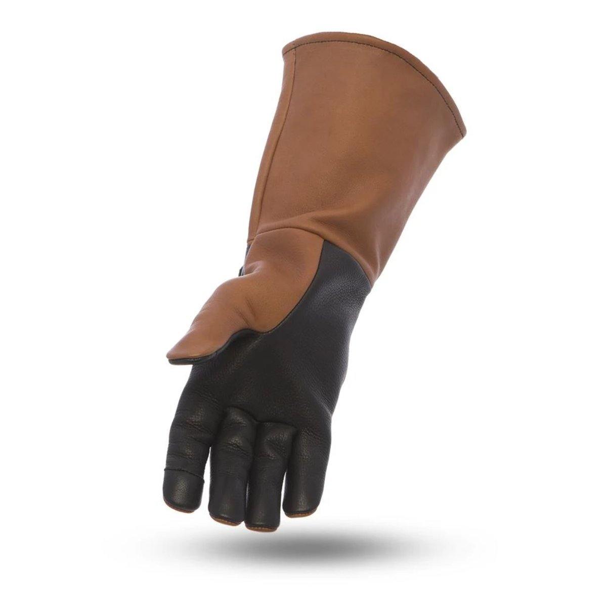 First Manufacturing Gauntlet Leather Gloves - American Legend Rider
