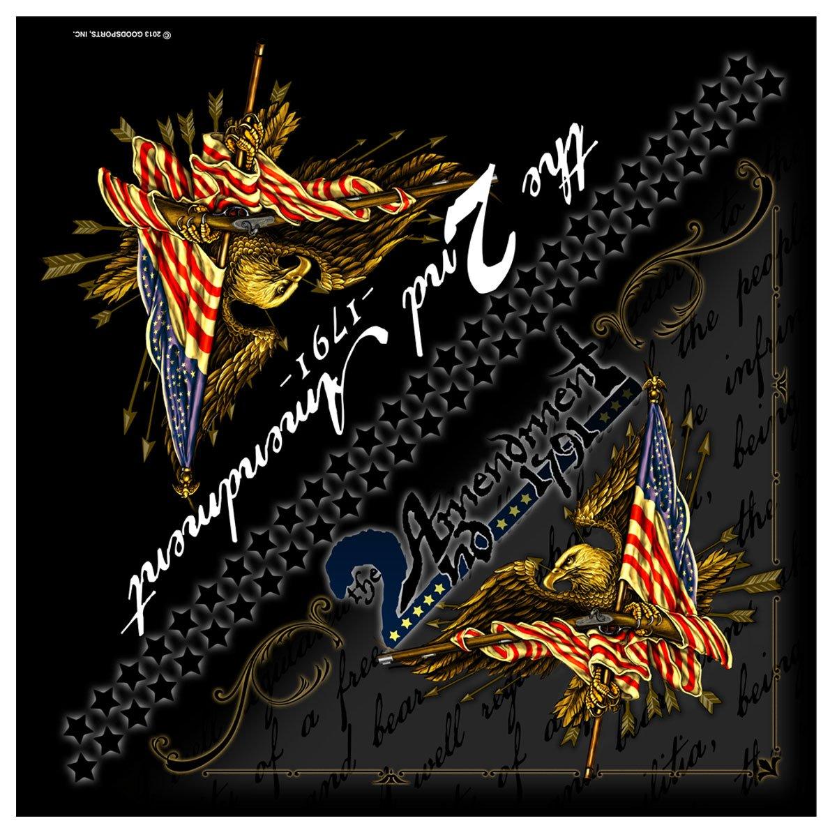 Hot Leathers 2Nd Amendment Bandana - American Legend Rider