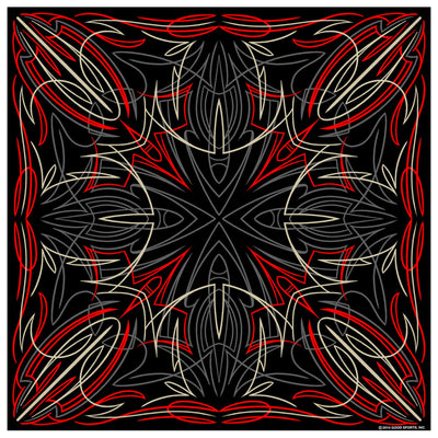 Hot Leathers BAB1074 Pinstripe Bandana