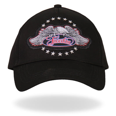 Hot Leathers Freedom Eagle Ball Cap