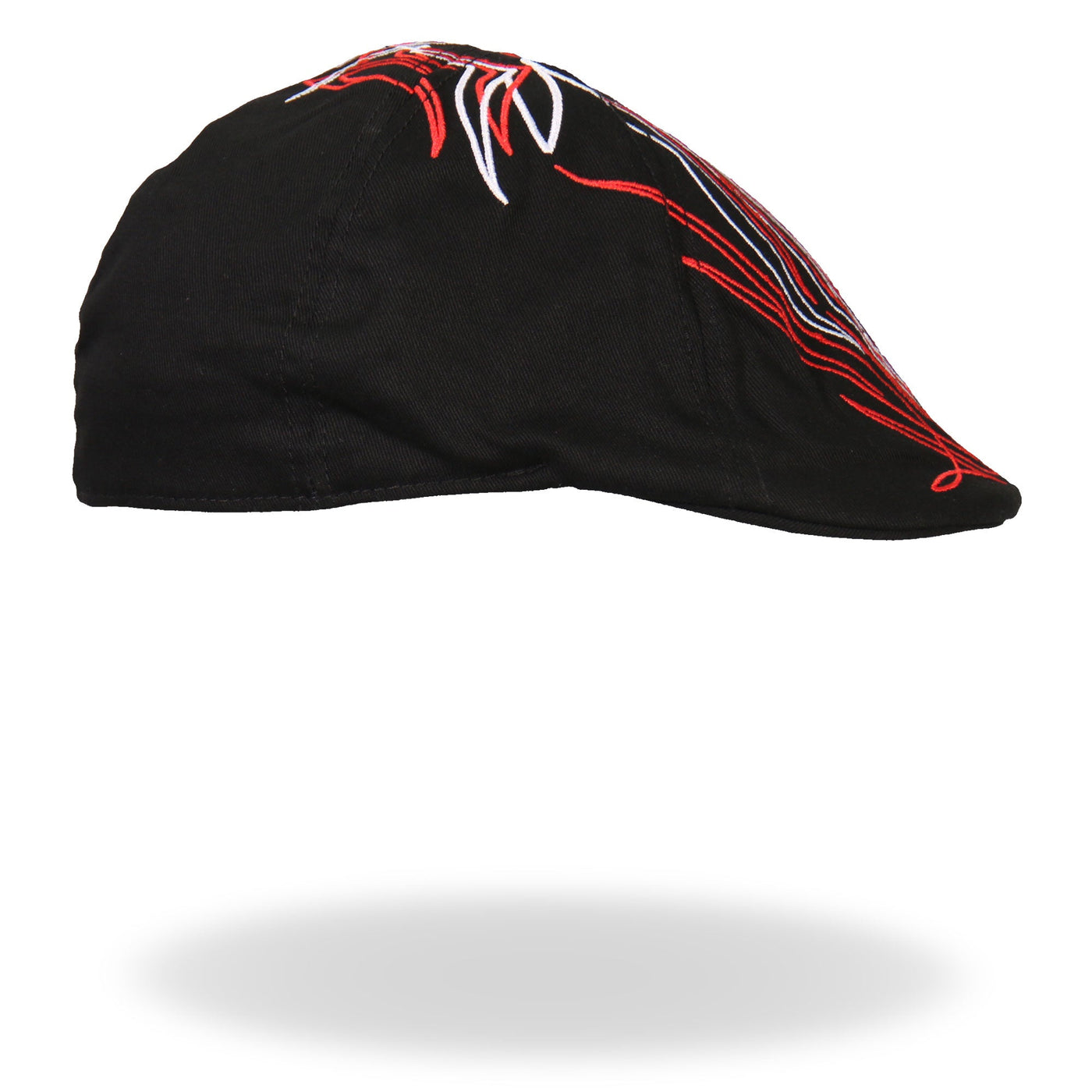 Hot Leathers Pinstripe Proper Pub Cap