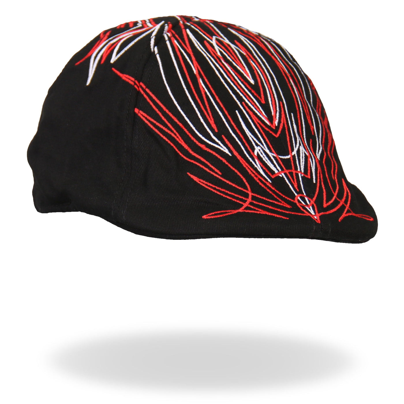 Hot Leathers Pinstripe Proper Pub Cap