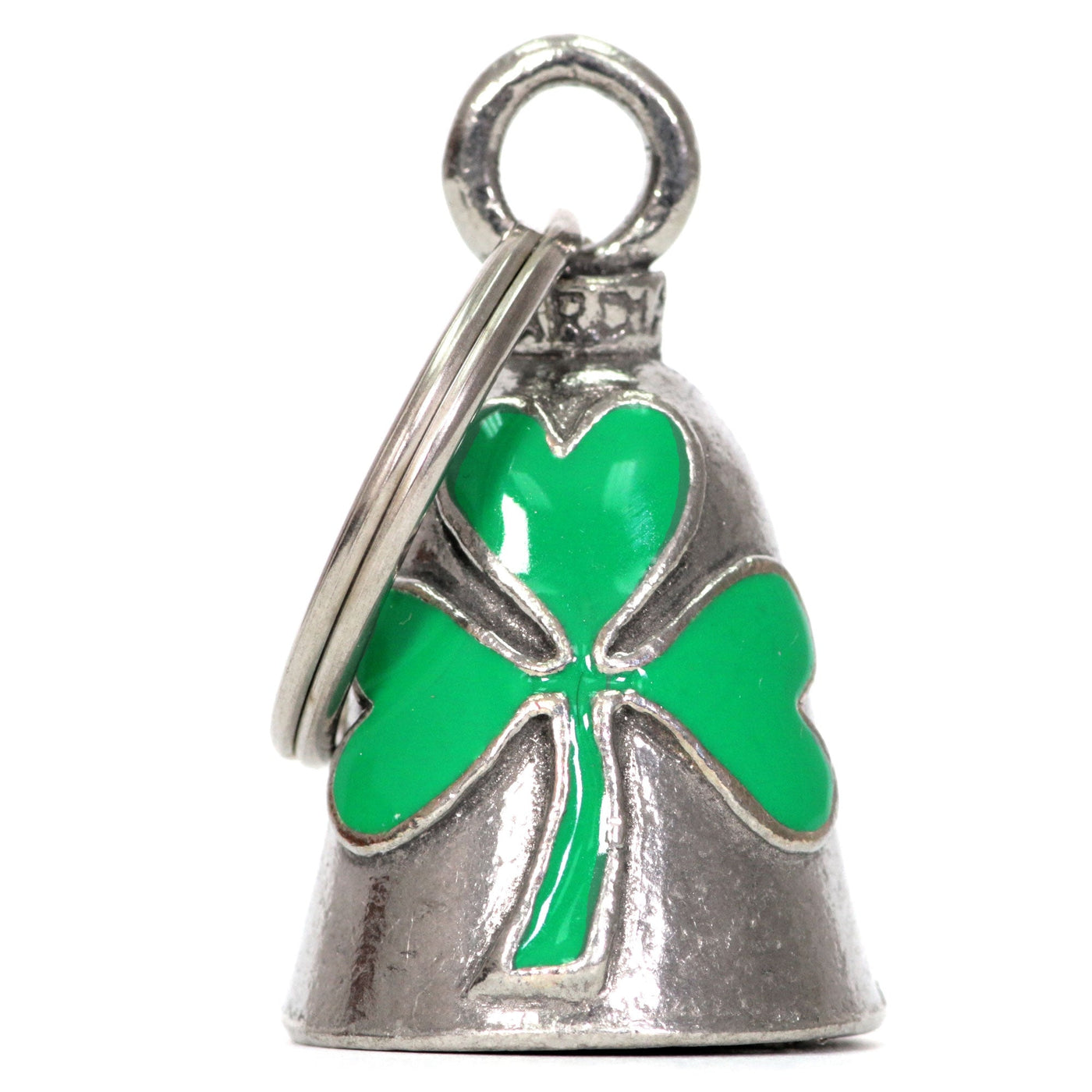 Hot Leathers BEA1125 Green Clover Silver Bell