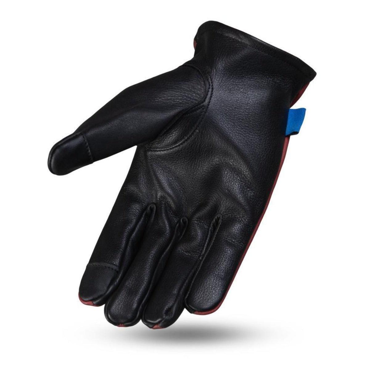 First Manufacturing Roper BF10 Edition - Men's Motorcycle Leather Gloves - American Legend Rider