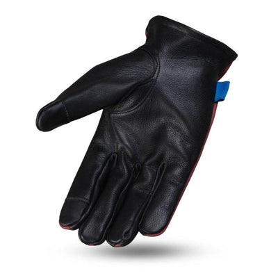 First Manufacturing Roper BF10 Edition - Men's Motorcycle Leather Gloves - American Legend Rider