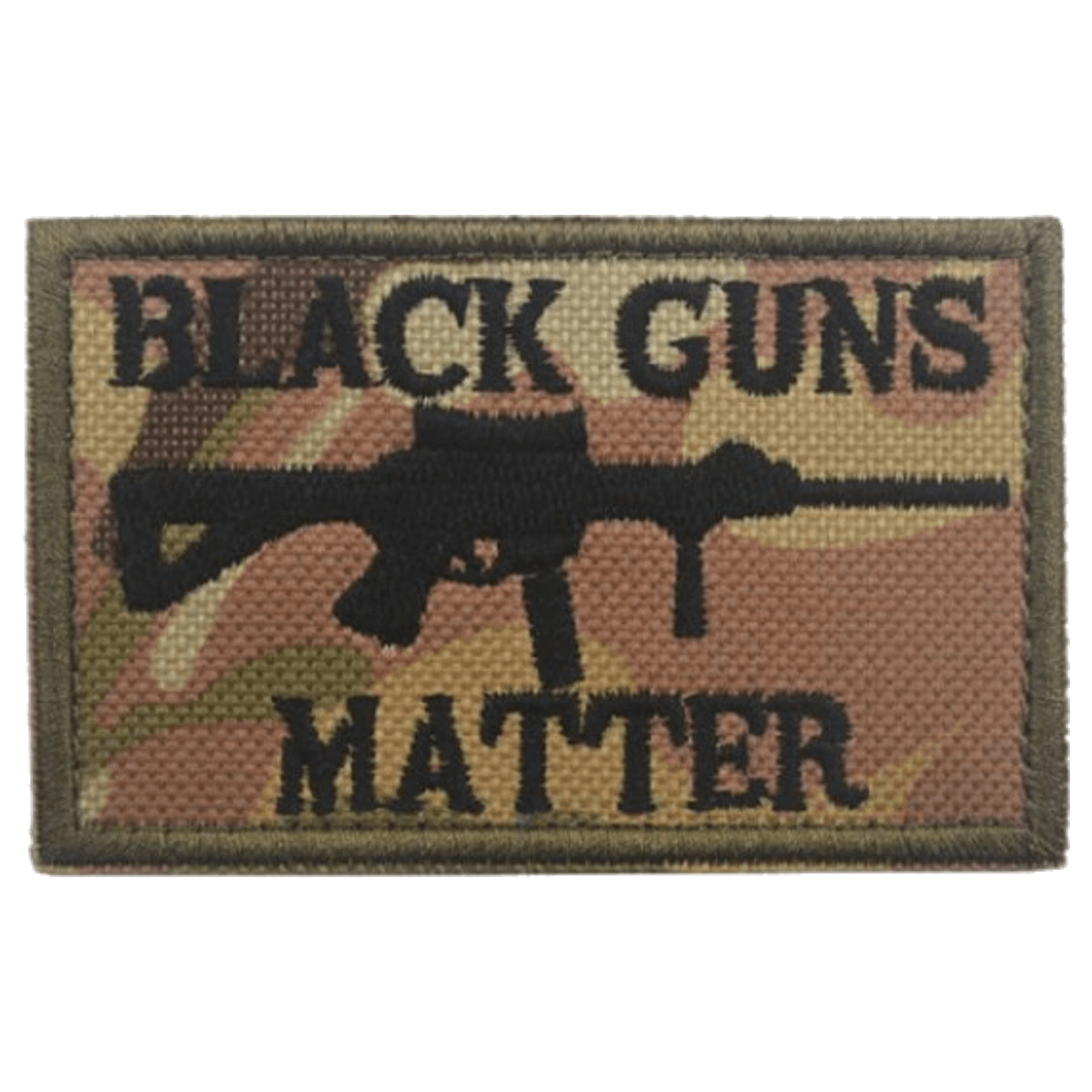 Black Guns Matter Patch, 5cm x 8cm - American Legend Rider