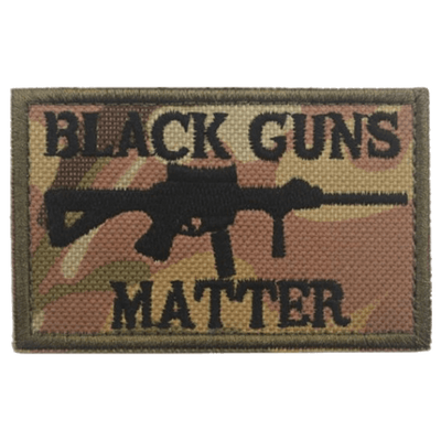 Black Guns Matter Patch, 5cm x 8cm - American Legend Rider