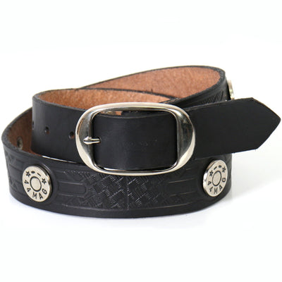 Hot Leathers 44 Mag Studded Leather Belt - American Legend Rider