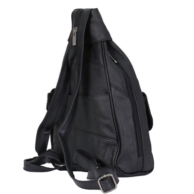 Hot Leathers BPA1005 Black Leather Backpack