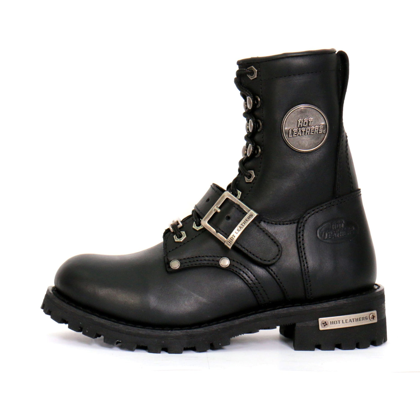Hot Leathers Women's 7" Tall Logger Boots With Buckle