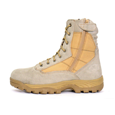 Hot Leathers Military Desert Tan Boots - American Legend Rider