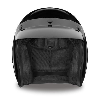 Daytona D.O.T Hi-Gloss Cruiser Black Helmet - American Legend Rider