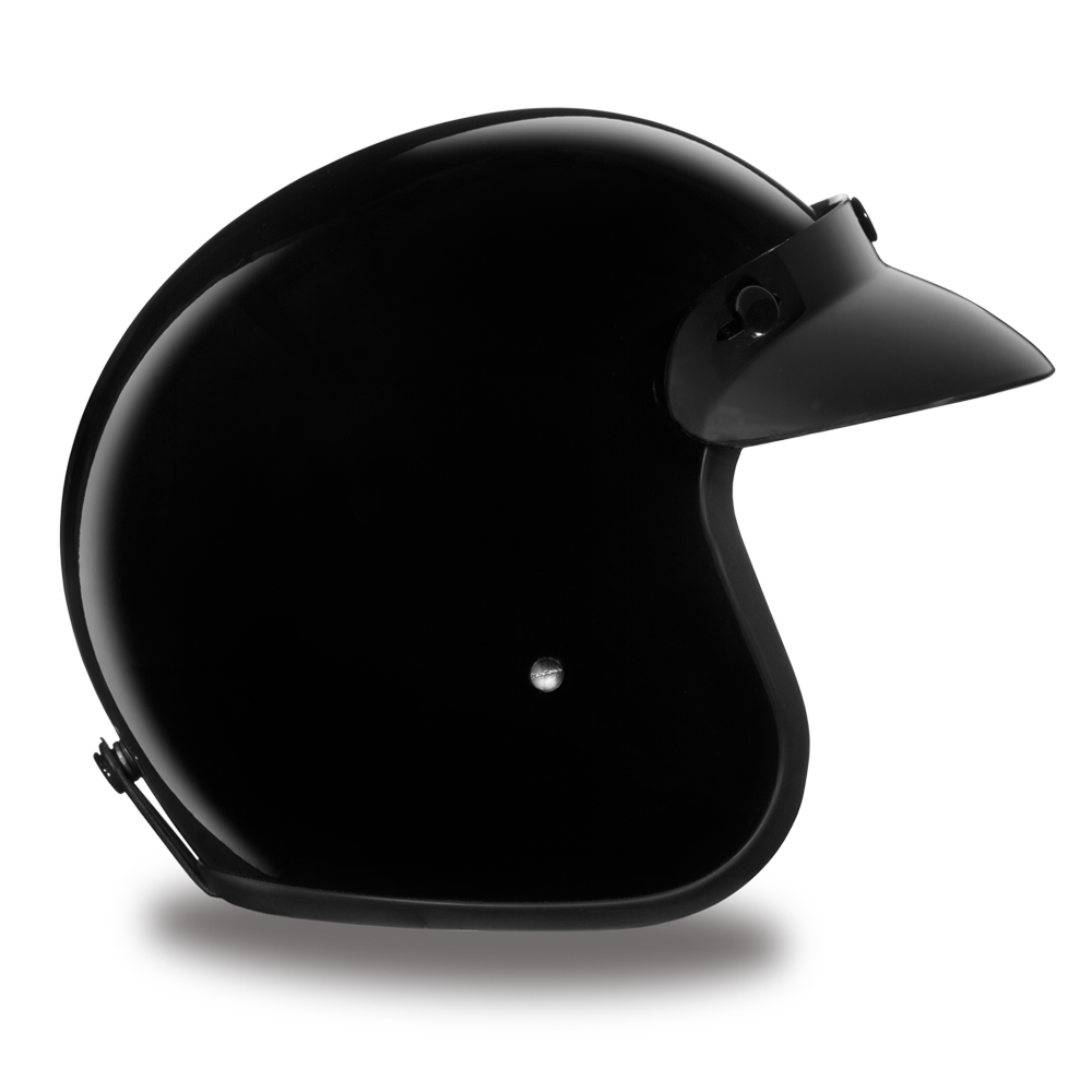 Daytona D.O.T Hi-Gloss Cruiser Black Helmet - American Legend Rider