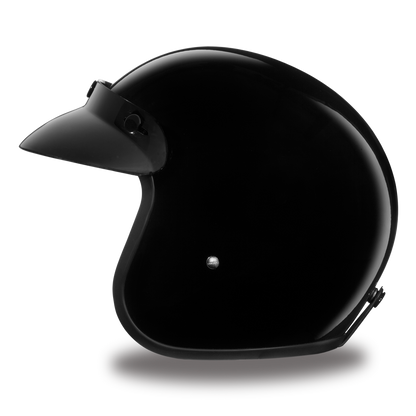 Daytona D.O.T Hi-Gloss Cruiser Black Helmet - American Legend Rider