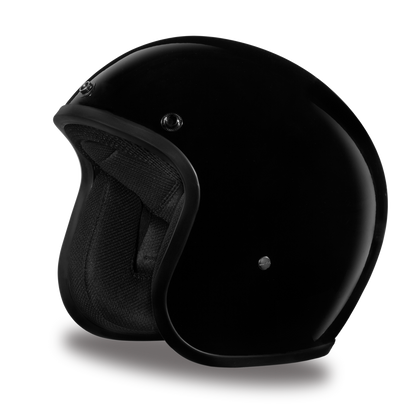 Daytona D.O.T Hi-Gloss Cruiser Black Helmet - American Legend Rider