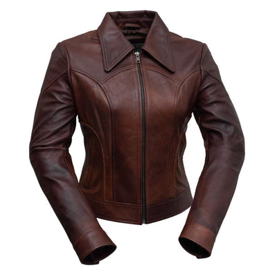 First Manufacturing Charlotte - Women's Lambskin Leather Jacket - American Legend Rider