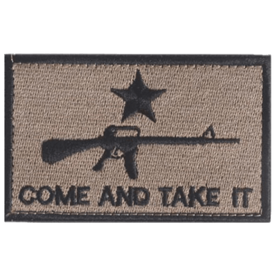 Come and Take It Gun Patch, 5cm x 8cm - American Legend Rider