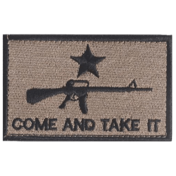 Come and Take It Gun Patch, 5cm x 8cm