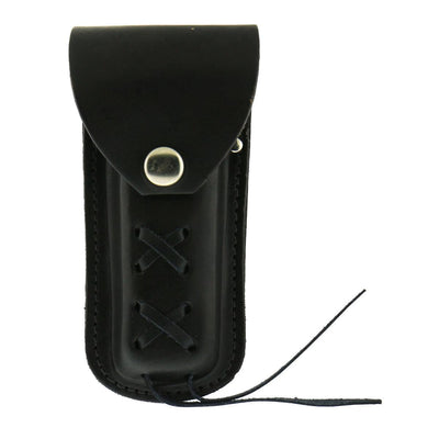 Hot Leathers Black Leather Knife Case With Snap Closure - American Legend Rider