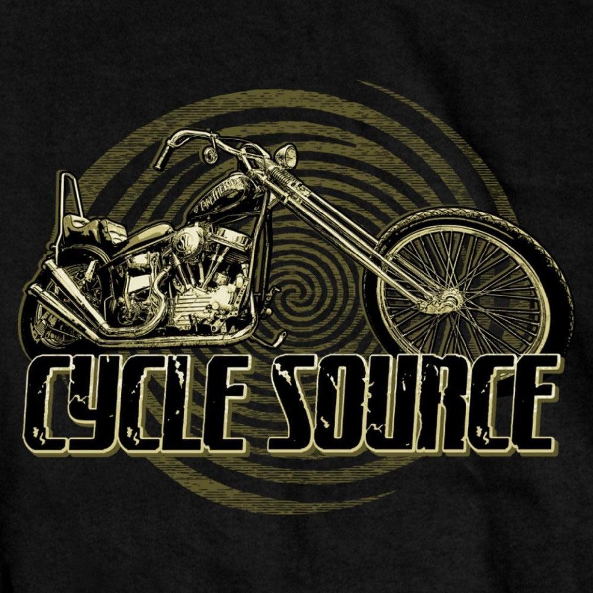 Hot Leathers Men's Official Cycle Source Magazine Chopper T-Shirt - American Legend Rider