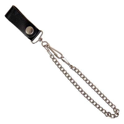 Hot Leathers Wallet Chain with Leather Loop