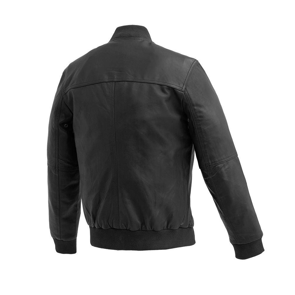 First Manufacturing Aviator - Men's Leather Jacket, Black - American Legend Rider