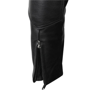 Vance Cowhide Leather Fully Lined Racer Jacket