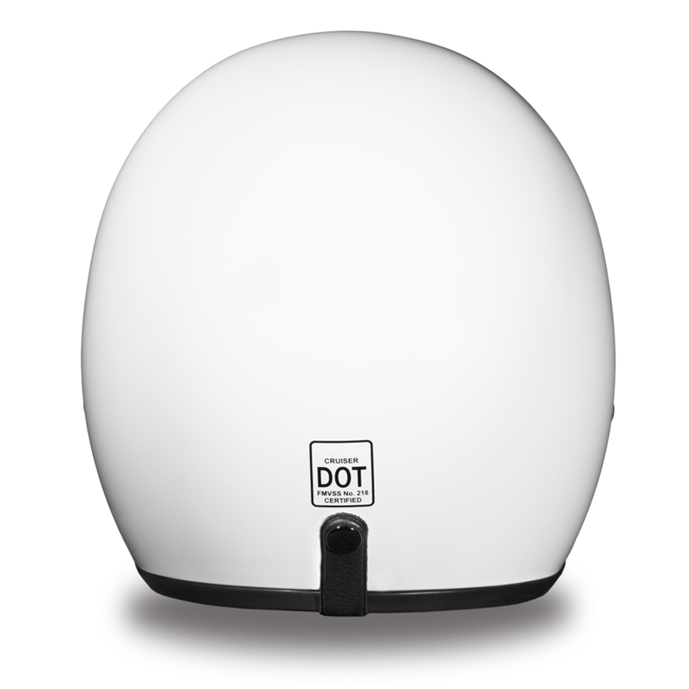 Daytona D.O.T Cruiser Hi-Gloss White Helmet - American Legend Rider