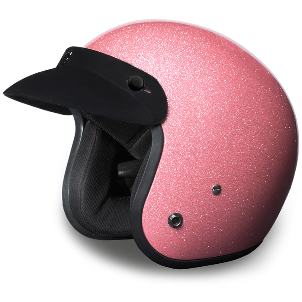 Daytona D.O.T Cruiser Pink Metal Flake Helmet
