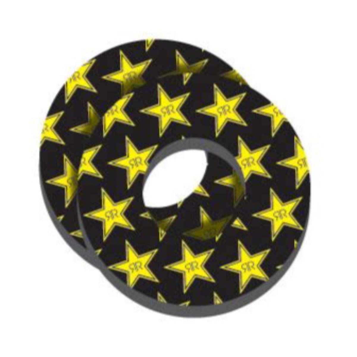 Factory Effex Moto Grip Donuts - Rockstar 'Stars' - American Legend Rider