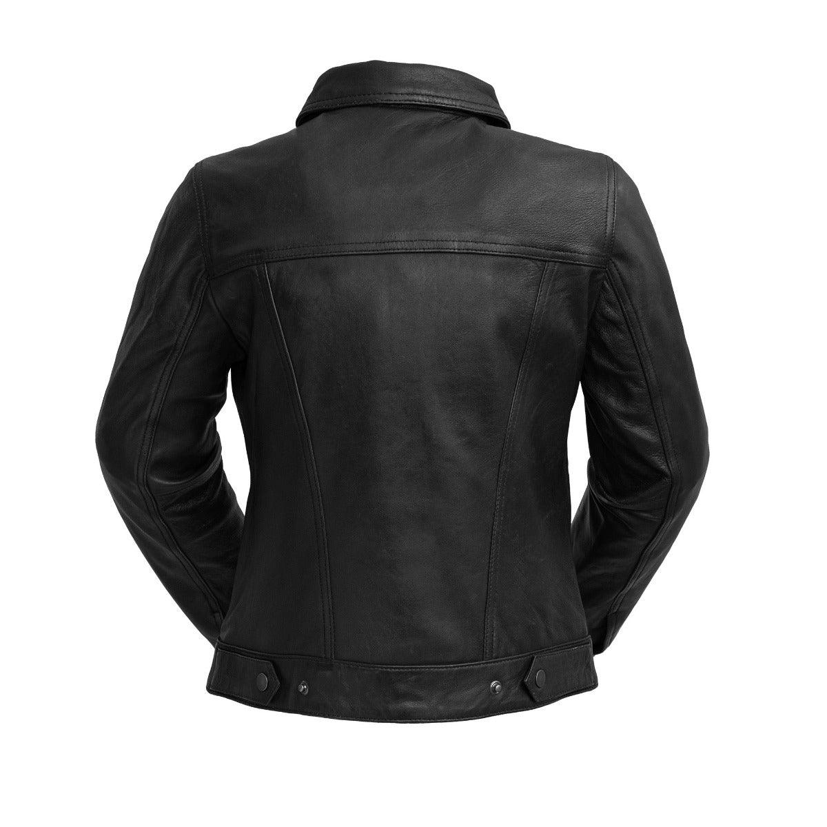 First Manufacturing Madison - Women's Leather Jacket, Black - American Legend Rider